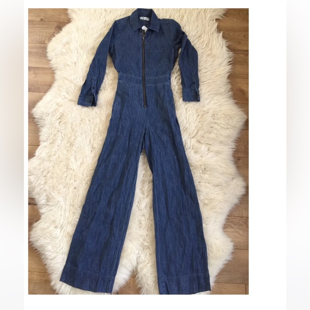Madewell 70s Cotton Denim Jumpsuit